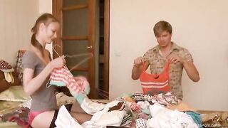 sexy stocking and long blowjob