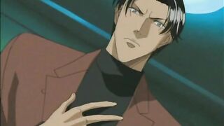 Hentai gay reaches orgasm in anal