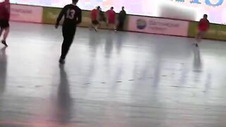 Sexy chick sucks two hard cocks for cash