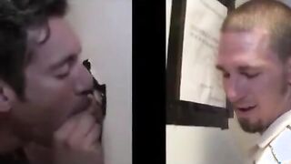 Jock gets sucked off by gay lips