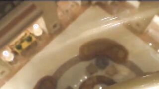 two russian babe in disco club