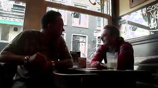 Hot whore meets new client for the first time