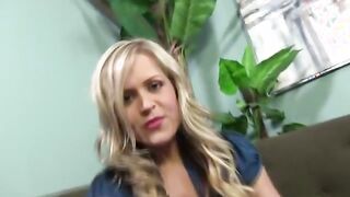 Slut pulls at cock with feet