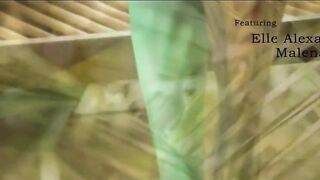 Painted bodies masturbate naked