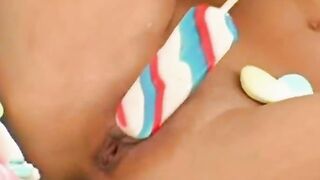 lesbians testing anus in the bathroom