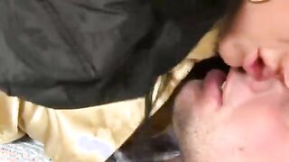 Brunette gets fucked and recieves cumshot surprise for her work