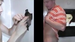 Straight stud sucked and fucks ass