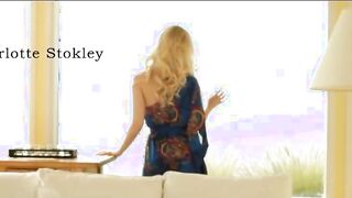 Charming blond and pink dildo