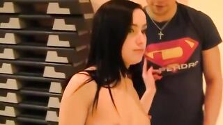 Sexy line up of asses getting fingered by hot teen