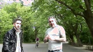 Real mature prostitute meets customer