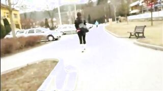 Small tits cutie agrees to give head and get fucked for cash