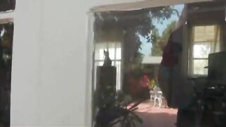 Busty french girl caught masturbating when she thinks she is alone