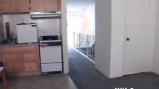 This white tale deserved all inches of this meat pole