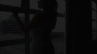 Big tits mature Danica in teasy striptease and panty play