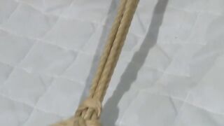 Lezdom queen humiliates with toy cock