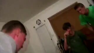 Nasty fraternity amateur pledges