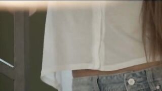 Teenie cums over private masturbation session