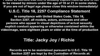 Jacky Joy Gets Drilled