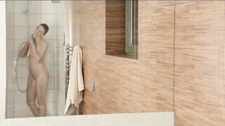 shocking shower masturbation