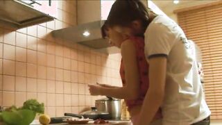 homemade copulate in the kitchen