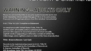 Brunette Girlfriend Breanne Benson Loves Oral & Hardcore Sex