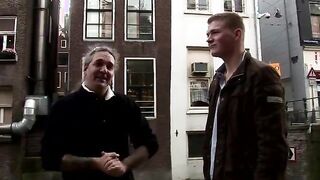 Tourist visiting a dutch brothel