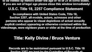 Kelly Divine Stuffs Rod In Snug Cunt