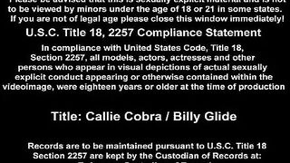 Callie Cobra Does Fellatio And Pounds Shaft