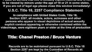 Busty Babe Chanel Preston Swallows And Hammers Throbbing Rod