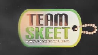 Busty brunette chick dick up puffy vagina