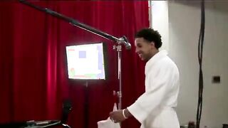 Dude getting inspected by cfnm chicks