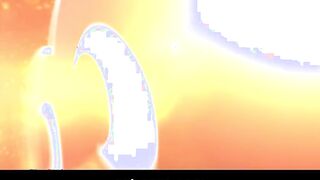 Mela suck hard on Janitors cock