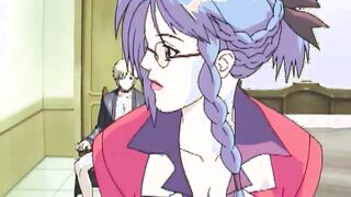 Shemale hentai gets handjob and cumshot