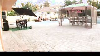 Angel Vain plays with loads cum paste