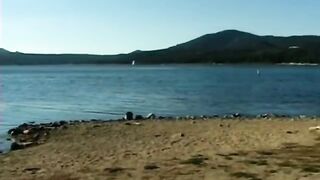 Brunette Milf Tongues And Fucks Cock