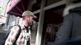 Slutty brunette hooker gets fucked