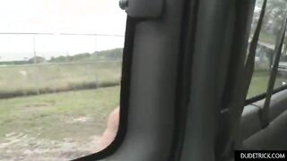 Two friends fuck after leaving some dude behind