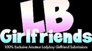 Hot shemale massages her dick