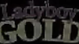 Brown-skinned ladyboy masturbates her anus with toy