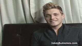 Handsome Joe enjoys Bareback Gangbanged