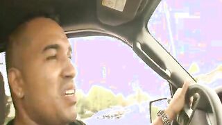 Andi Anderson deep-throats big black cock