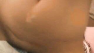 Hot girl starts rubbing pussy on cock 