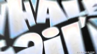 Asian Kayme Kai services and hammers hard shaft