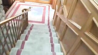 Naughty spreads legs for hard stiff