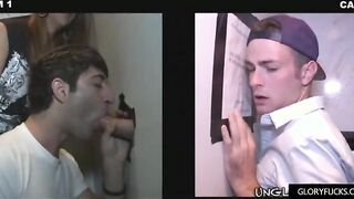 Straight guy gets cock sucked by dude 