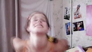 Sexy pose of Russian girlfriend Natasha