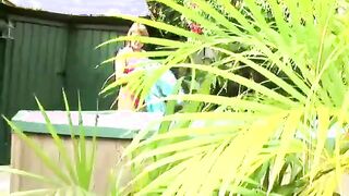 Mature slut Ann taking a bath