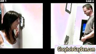 Straighty fooled gay blowjob