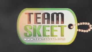 Brunette schoolgirl Jessy Sweet does fellatio and nails boner