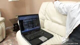 Babe Austin Kincaid gives head and screws hard dick